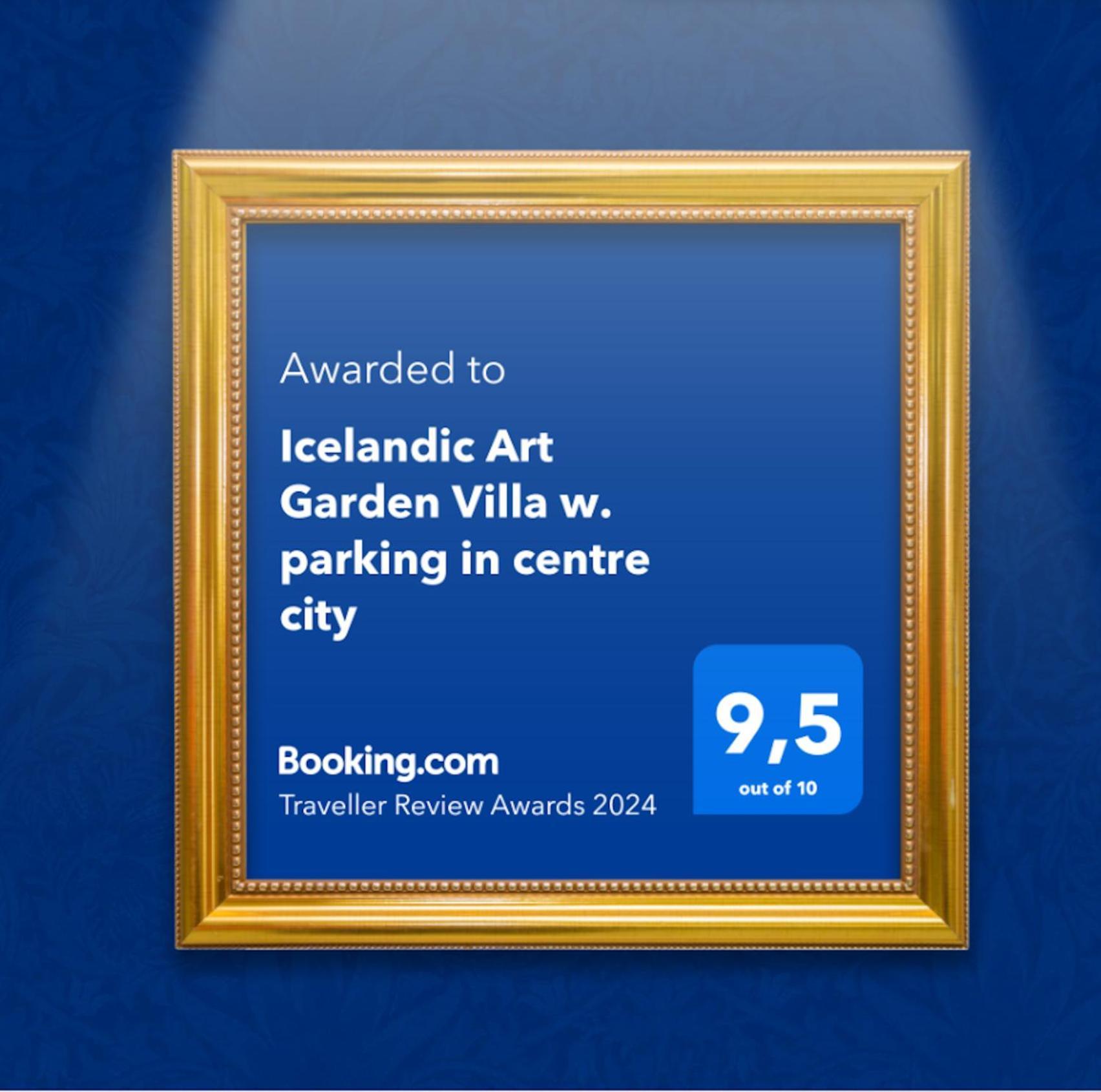 Icelandic Art Garden Villa W. Parking In Centre City Reykjavík Exterior foto